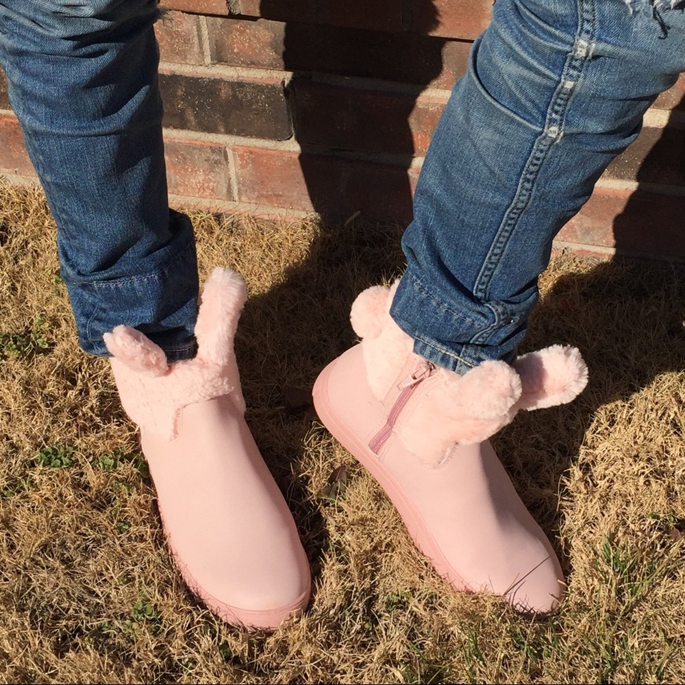 Women's pink bunny boots - Picture 5 of 5
